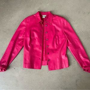 Worth vintage hot pink jacket